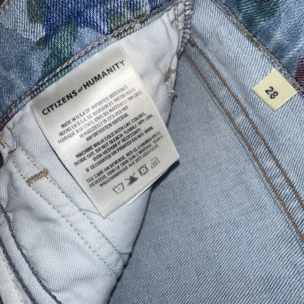 Citizens of Humanity Women's Premium‎ Vintage Olivia Crop High Rise Slim Size 28 - Picture 9 of 10